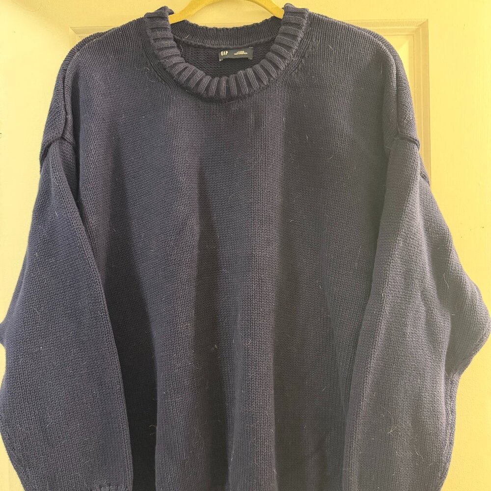 Navy Oversize Gap Sweater